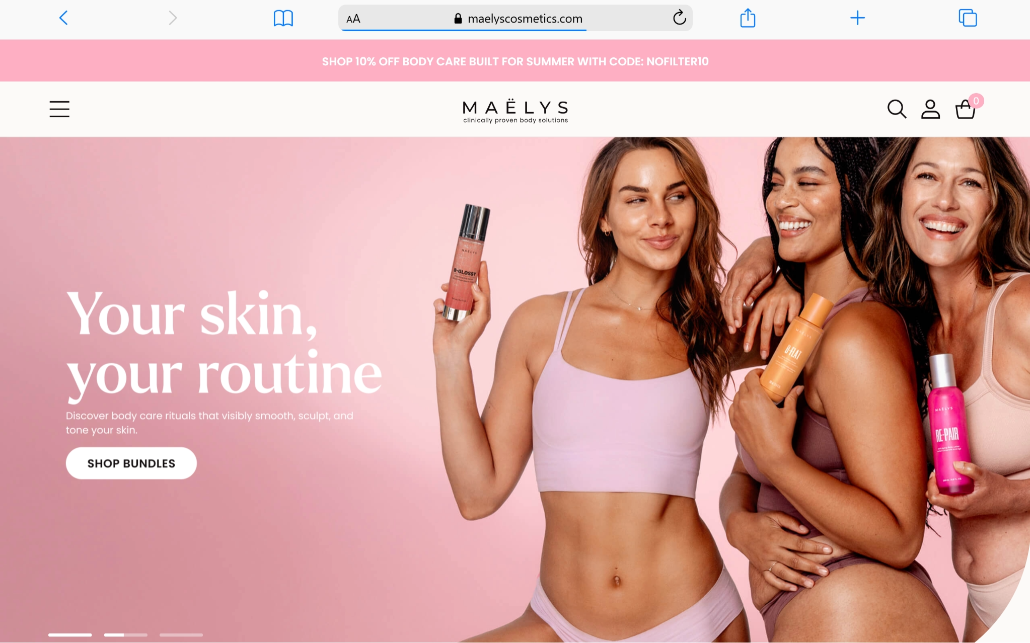 MAELYS website preview